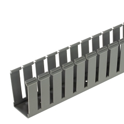 Panduit® Panduct® G2X2LG6 Type G Base Wiring Duct, 0.31 in Wide Slot Slot, 2-1/4 in W x 2.12 in D, PVC