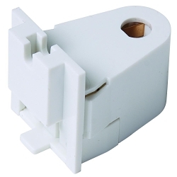 Pass & Seymour® 2537 Plunger End Lampholder, 660 W, 600 VAC, Screw Incandescent Lamp