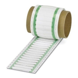 Phoenix Contact 0800376 Perforated Shrink Sleeve, 2.1 to 6.4 mm Dia Wire, White Marker, Polyolefin