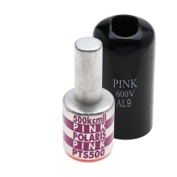 NSI PTS500 Dual Rated Solid Pin Terminal, 500 kcmil Conductor, 0.68 in Dia x 1.59 in L Pin, Aluminum