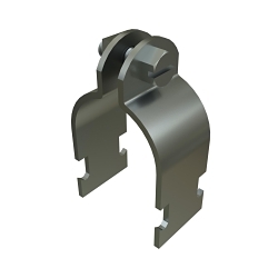 Unistrut® P1430-EG 2-Piece Conduit Clamp, 1-1/4 in Conduit, 800 lb Load, Steel