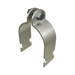 Calbrite™ S60700SC00 1-Hole Conduit Strut Clamp, 3/4 in Conduit, 600 lb Load, 316 Stainless Steel