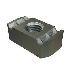 Unistrut® P3008-EG Channel Nut, 3/8-16 Thread, For Use With All Channel, Mild Steel