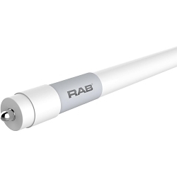 RAB T8-43-96G-Fa8-850-DE-BYP Type B Non-Dimmable LED Lamp, 43 W, 1-Pin FA8 LED Lamp, T8 Linear Shape, 5500 Lumens