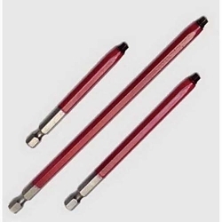 Rack-A-Tiers® Robertson® 70240R Screwdriver Bit, #2 Square Point, 4 in OAL