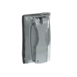 Red Dot® CCU Universal Weatherproof Cover, 4-9/16 in L x 2-13/16 in W, Flip Lid Cover, Die Cast Zinc