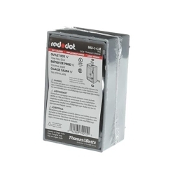 Red Dot® IH3-1-LM Universal Weatherproof Box With Mounting Lug, Die Cast Aluminum, 19 cu-in Capacity, 1 Gangs, 3 Outlets, 4-9/16 in L x 2-13/16 in W x 2 in D