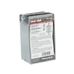 Red Dot® IH3-1-LM Universal Weatherproof Box With Mounting Lug, Die Cast Aluminum, 19 cu-in Capacity, 1 Gangs, 3 Outlets, 4-9/16 in L x 2-13/16 in W x 2 in D