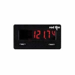 redlion® CUB5PB00 Process Meter With Backlight Display, 0 to 10 VDC, 0 to 20 mA, 0 to 50 mA Measuring, 1.54 in H x 2.95 in W x 1.86 in D, High Impact Case, +/-0.1 % Accuracy, LCD Display