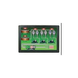 redlion® Graphite® G12C0000 Modular Type HMI Operator Interface Terminal, 24 V DC, 12 in TFT Display, (2) RS232, (1) RS-422/485, 10/100 Base-TX Ethernet Port