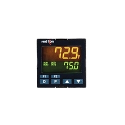 redlion® PXU31AB0 PID Controller, 1/16 DIN, Programmable/Universal Input, Relay Output, 24 VDC +/-10%, 5W Power Rating, Pushbutton Control