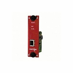 redlion® XCENET00 XC Series Ethernet Option Card, For Use With Data Station Plus and Enhanced Modular Controller, 10 BASE-T/100 BASE-TX Ethernet Port 24 VDC/VDC, DIN Rail Mount