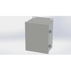 Saginaw Control & Engineering SCE-10086CHNF SCE Single Door Wall Mount Enclosure, 8 in W 6 in D 10.13 in H, NEMA 3R/4/12/13 NEMA Rating, Carbon Steel