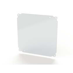 Saginaw Control & Engineering SCE-10P10 SCE Flat Enclosure Sub Panel, 9 in H 9 in W 0.08 in D, For Use With SCE-10106ELJxx, SCE-10106CHNF, SCE-1010xSC, SCE-9PBHxxx and SCE-16PBAx Enclosures, Carbon Steel