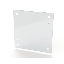Saginaw Control & Engineering SCE-12DLP12 SCE Flat Enclosure Sub Panel, 9 in H 9 in W 0.104 in D, For Use With SCE-12EL1206xxLPxx and SCE-12R120xLP Enclosures, Carbon Steel