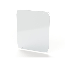 Saginaw Control & Engineering SCE-12P10 SCE Flat Enclosure Sub Panel, 11 in H 9 in W 0.08 in D, For Use With SCE-1210xELJxx, SCE-1210xCHNF, SCE-1210xSC, SCE-12PBHx and SCE-13KJxxSSST Enclosures, Carbon Steel