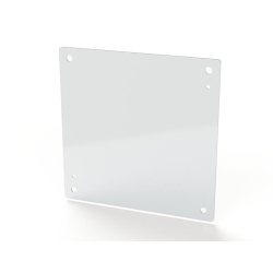 Saginaw Control & Engineering SCE-16P16 SCE Flat Enclosure Sub Panel, 13 in H 13 in W 0.104 in D, For Use With SCE-16EL16xxxx Enclosures, Carbon Steel