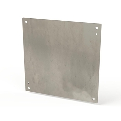 Saginaw Control & Engineering SCE-20P20GALV SCE Flat Enclosure Sub Panel, 17 in H 17 in W 0.13 in D, For Use With 20 in H x 20 in W Enclosures, Galvanized Steel