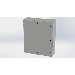 Saginaw Control & Engineering SCE-42EL3612LP SCE Single Door Wall Mount Enclosure, 36 in W 12 in D 42 in H, NEMA 3R/4/12/13 NEMA Rating, Carbon Steel