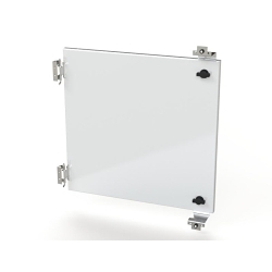 Saginaw Control & Engineering SCE-DF24EL24LP SCE Dead Front Swing Out Panel, 21 in W 21 in H, For Use With Wall Mount Enclosures with SCE Concealed Hinges, Carbon Steel
