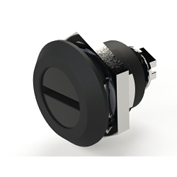 Saginaw Control & Engineering SCE-DLSBB SCE Replacement Door Latch, 1/4-Turn Handle, For Use With Enviroline Series Enclosures, Die Cast Zinc, Black Matte