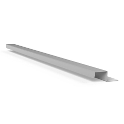 Saginaw Control & Engineering SCE-DS24N4LG SCE Hardware Enclosure Drip Shield, 24 in L 24 in W, Steel, Light Gray