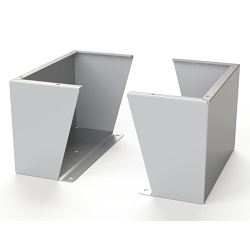 Saginaw Control & Engineering SCE-FK1218LG SCE Free Standing Enclosure Mounting Floor Kit, Floor Mount, For Use With 18 in Deep Enclosures, Carbon Steel, Powder Coated