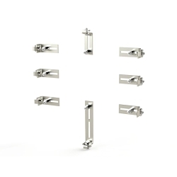 Saginaw Control & Engineering SCE-FSPS8 SCE Heavy Gauge FS Panel Support Kit, Steel