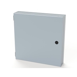 Saginaw Control & Engineering SCE-HA1212 SCE Indoor/Outdoor Enclosure, 12 in W 1.5 in D, For Use With Wall Mount Enclosure, Carbon Steel