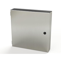 Saginaw Control & Engineering SCE-HA1212SS SCE Indoor/Outdoor Enclosure, 12 in W 1.5 in D, For Use With Wall Mount Enclosure, 304 Stainless Steel