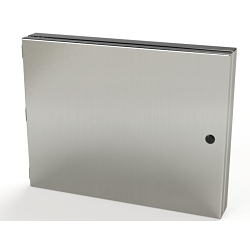 Saginaw Control & Engineering SCE-HA1418SS SCE Indoor/Outdoor Enclosure, 18 in W 1.5 in D, For Use With Wall Mount Enclosure, 304 Stainless Steel