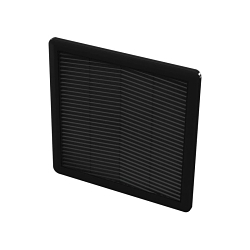 Saginaw Control & Engineering SCE-N12FGA1010 SCE Assembly Filter Grille, Black