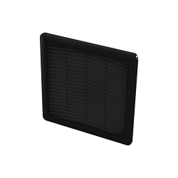 Saginaw Control & Engineering SCE-N12FGA66 SCE Assembly Filter Grille, Black