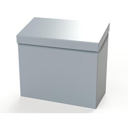 Saginaw Control & Engineering SCE-RH66 SCE Heavy Gauge Enclosure Hood Rain, 304 Stainless Steel