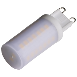SATCO® S11237 T4 Lamp, 5 W, G9 Lamp Base, T4 Shape, 500 Lumens