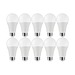 SATCO® S11419 Light Bulb, 14 W, 100 W Incandescent Equivalent, E26 Lamp Base, A19 Shape, 1600 Lumens