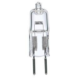 SATCO® S3121 Dimmable Halogen Lamp, 50 W, GY6.35 Lamp, T4 Shape, 900 Lumens Initial
