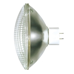 SATCO® S4351 Sealed Beam Lamp, 500 W, GX16d Mogul End Prong Incandescent Lamp, PAR64 Shape, 6500 Lumens Initial