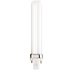 SATCO® HyGrade™ S8313 Single Twin Compact Fluorescent Lamp, 13 W, GX23 Lamp, T4 Shape, 800 Lumens Initial