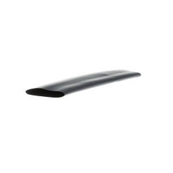 Shrink-Kon® CPO1000-0-A Flame-Retardant Non-Lined Standard Heat Shrink Tubing, 1 in ID Expanded, 1/2 in ID Recovered, 0.04 in THK Wall Recovered, 4 ft L, Cross Linked Polyolefin, Black