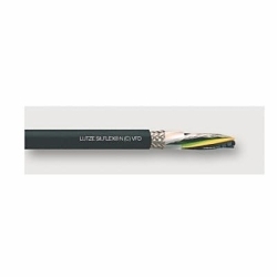 LUTZE SILFLEX® A1171404 Shielded VFD Cable, 600/1000 VAC, (6) 14/18 AWG Stranded Conductor