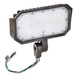Southwire® F-FL/90/50K/SF/BZ-87 Medium Power Flood Light, LED Lamp, 120 to 277 V, Bronze Housing