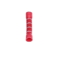 Sta-Kon® 2RA18X Vinyl Insulated Butt Splice Connector, 22 to 18 AWG Conductor, 1.13 in L, Copper, Red