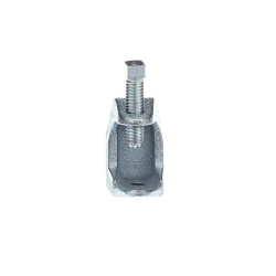 Steel City® 500-SC Beam Clamp, 1/4-20 Rod, 15/16 in THK Flange, 450 lb Load, Malleable Iron, Electroplated