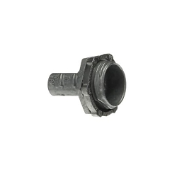 Steel City® XC-240 Non-Insulated Conduit Connector, 3/8 in Trade, 1/2 in Knockout, Die Cast Zinc
