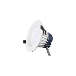 Sylvania UltraLED™ 60777 RT Round Downlight With Emergency Back-Up, LED Lamp, 17 W Fixture, 120 to 277 VAC
