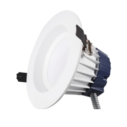 Sylvania UltraLED™ 65476 LEDRT 3C Generation Dimmable EMBB Ready LED Downlight, LED Lamp, 6 in Ceiling Opening, 120 to 277 VAC, Aluminum Housing