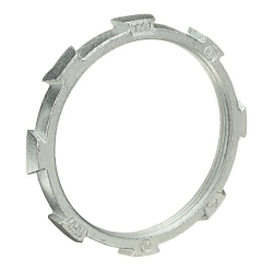 T&B® 150 Conduit Locknut, 4 in, For Use With Rigid/IMC Conduits, Malleable Iron