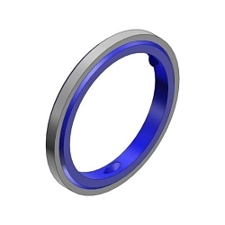 T&B® 5265 Sealing Gasket With Retainer, Santoprene™ Sealing, 1-1/4 in, For Use With Liquid Tight Flexible Metal Conduits, 316 Stainless Steel