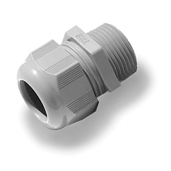 T&B® CC-NPT-34-B Non-Metallic Cable Gland, 3/4 in Thread, 0.512 to 0.709 in Dia Cable, 0.59 in L Thread, Nylon 6